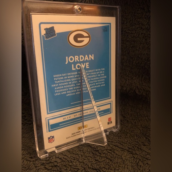 Jordan Love 2020 Panini Donruss Football Rated Rookie Card-Green Bay Pac… - Picture 2 of 2